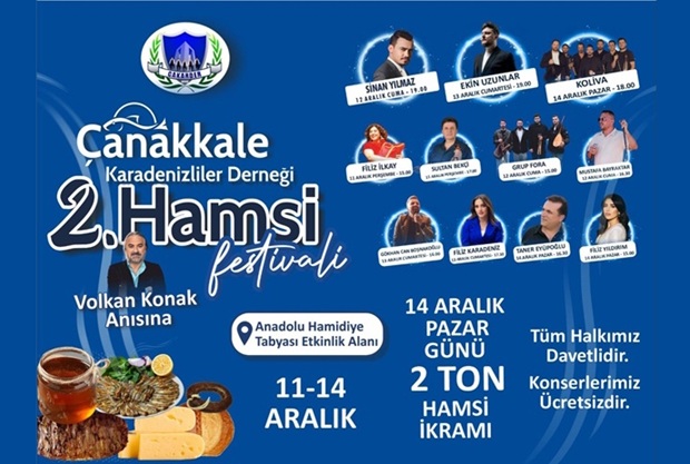 ÇAKARDER’den 2.Hamsi Festivali